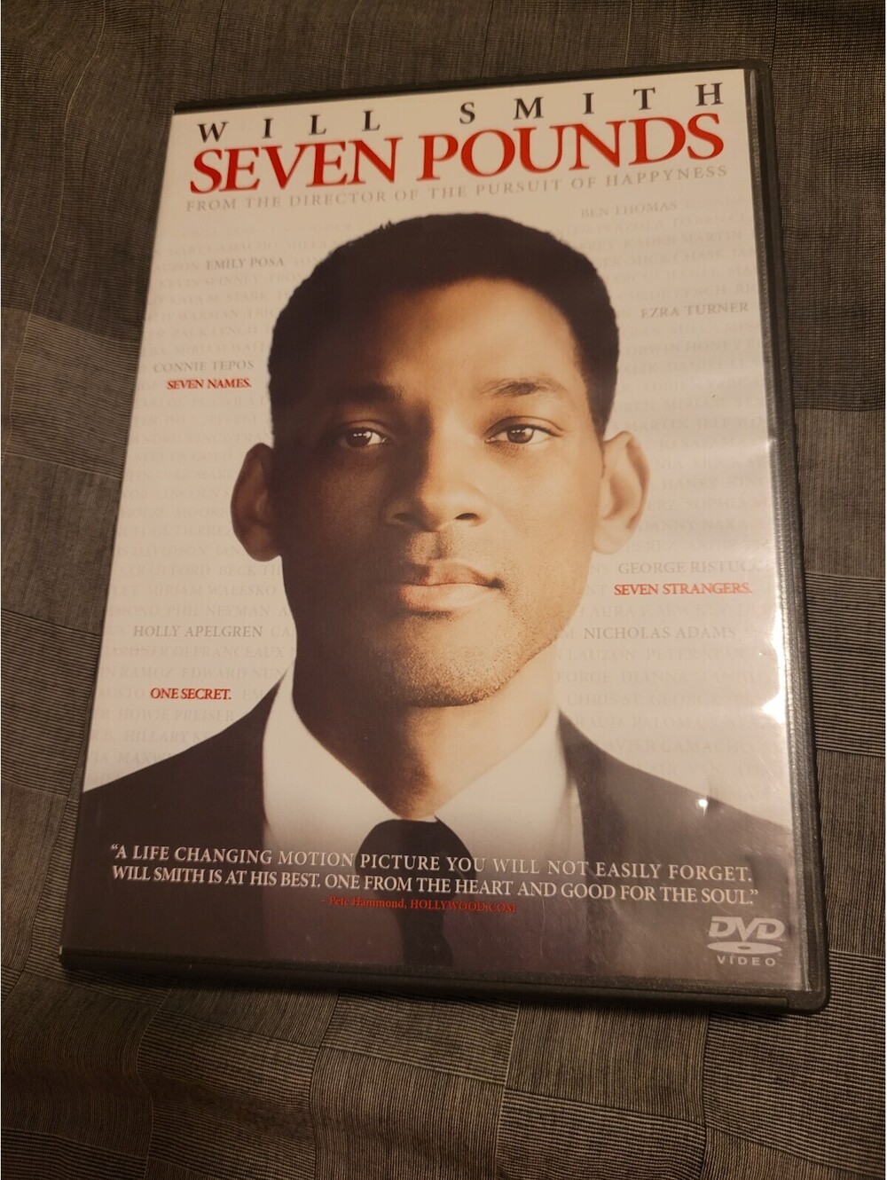 Seven Pounds DVD Will Smith Rosario Dawson Drama